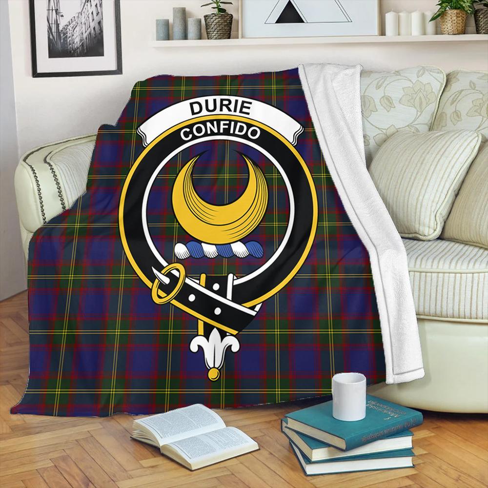 Durie Tartan Crest Premium Blanket