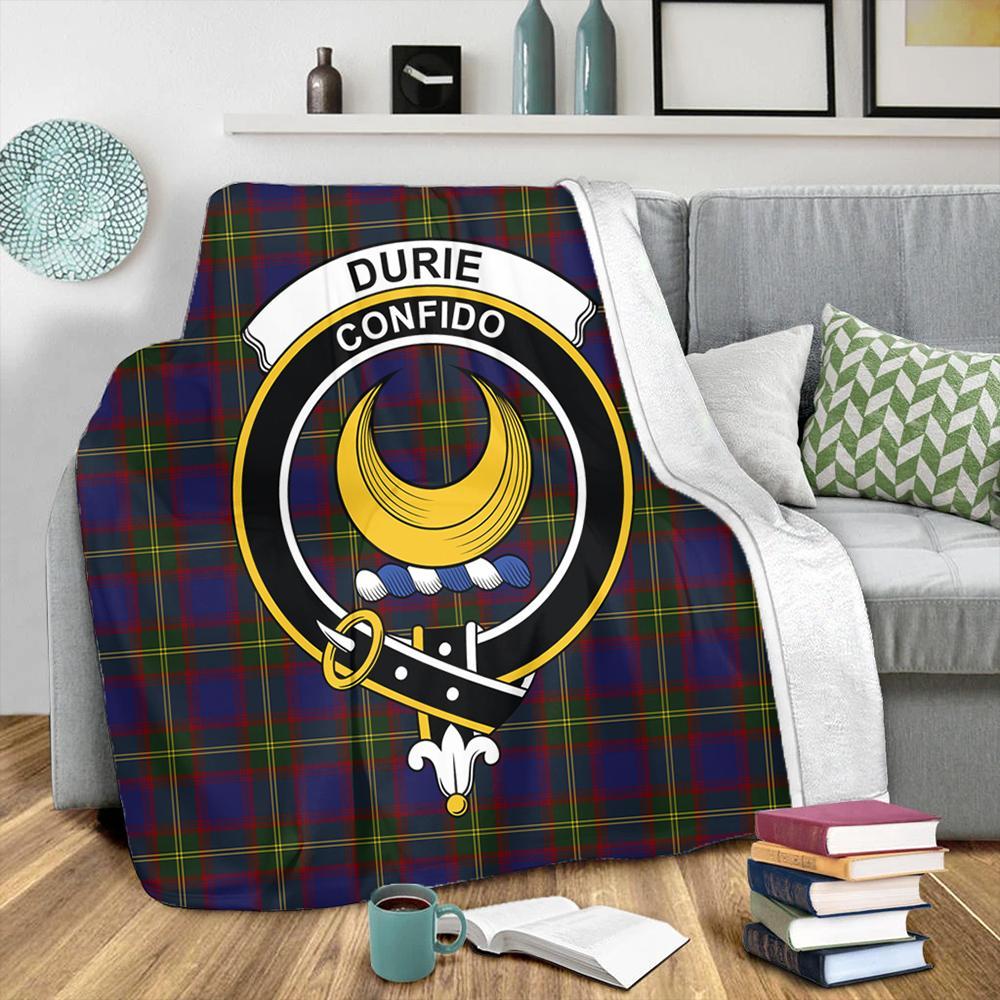 Durie Tartan Crest Premium Blanket