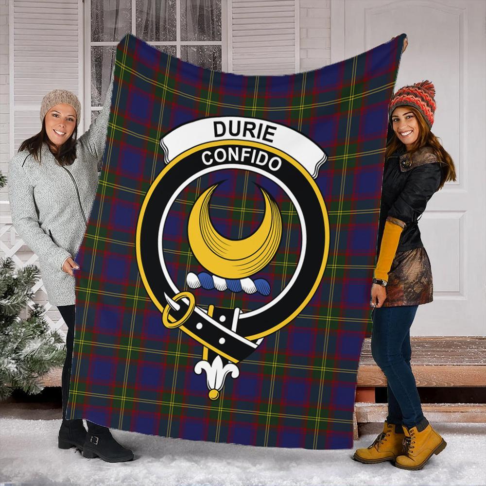 Durie Tartan Crest Premium Blanket