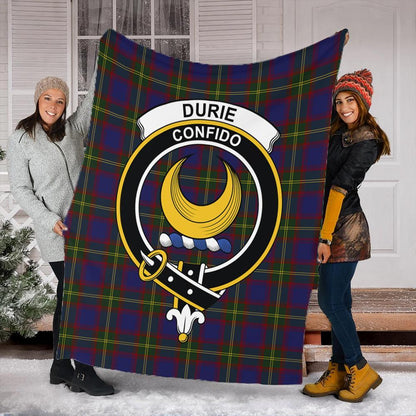 Durie Tartan Crest Premium Blanket