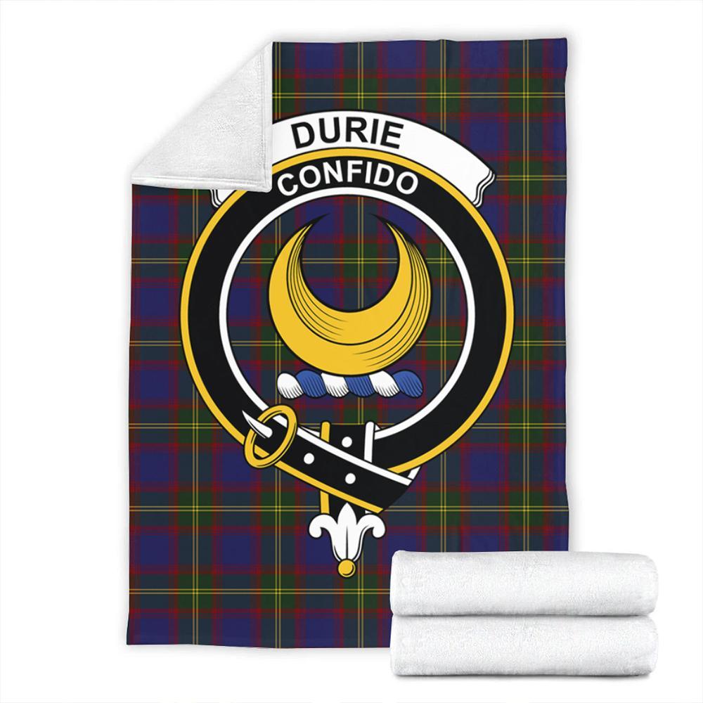 Durie Tartan Crest Premium Blanket