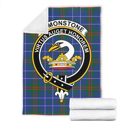 Edmonstone Tartan Crest Premium Blanket