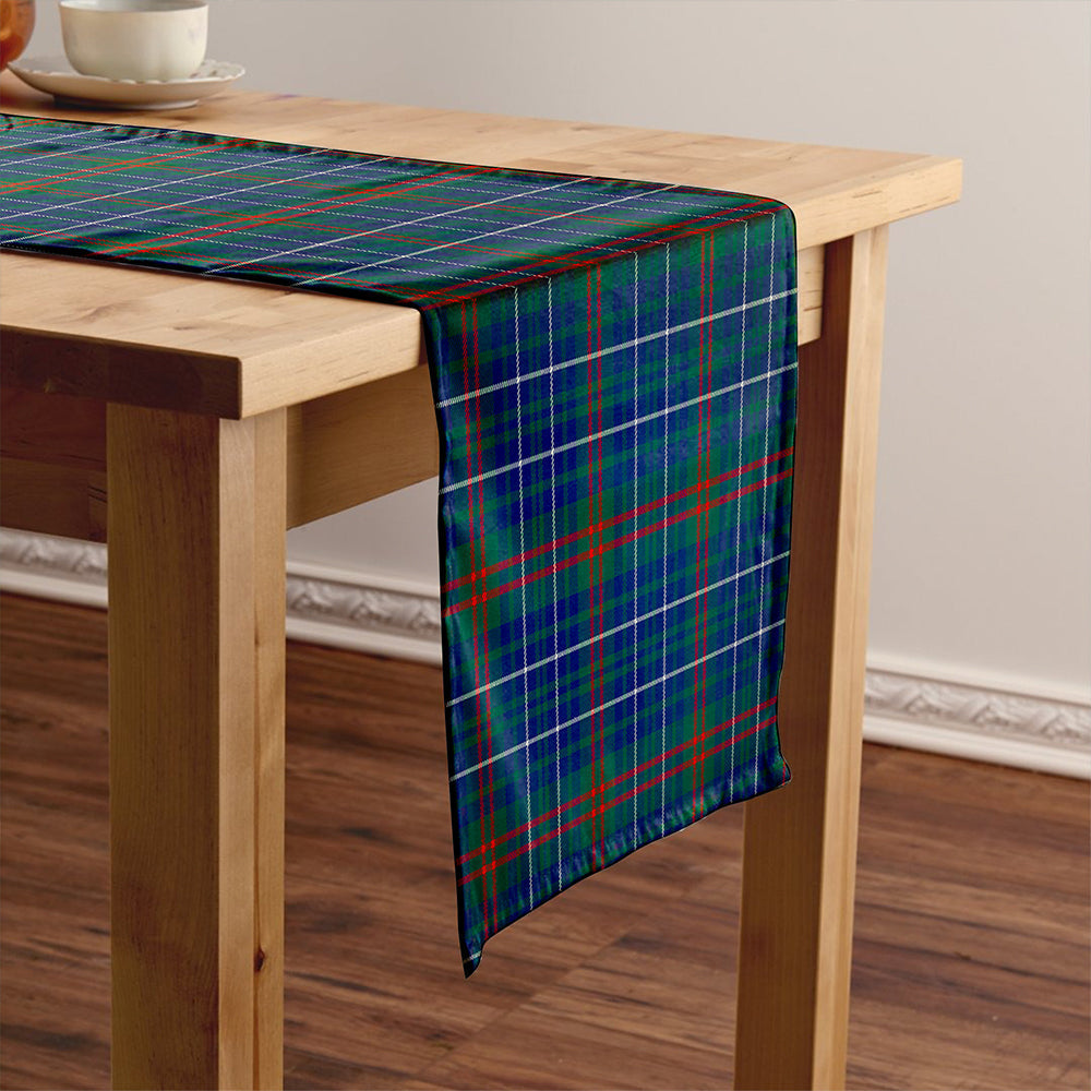 Edmonstone Weathered Tartan Crest Table Runner