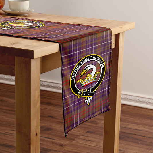 Edmonstone Tartan Crest Table Runner