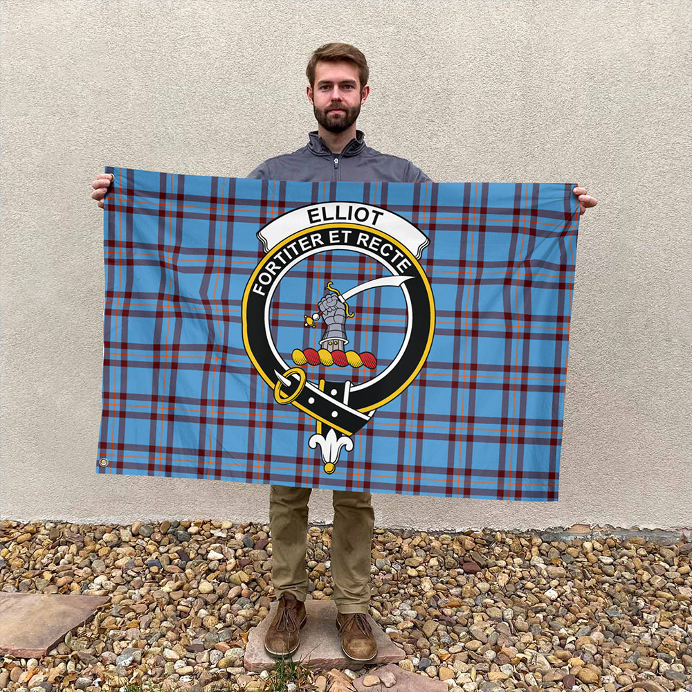 Elliot Ancient Tartan Classic Crest House Flag