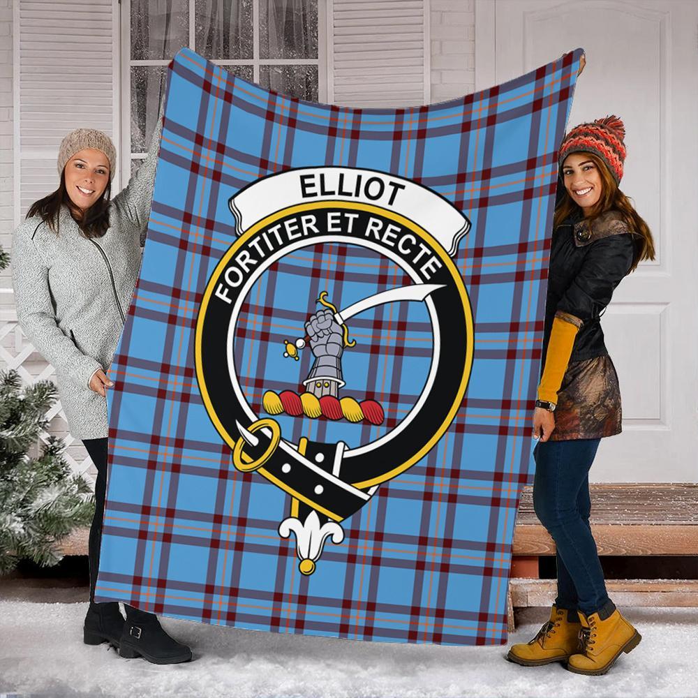 Elliot Ancient Tartan Crest Premium Blanket