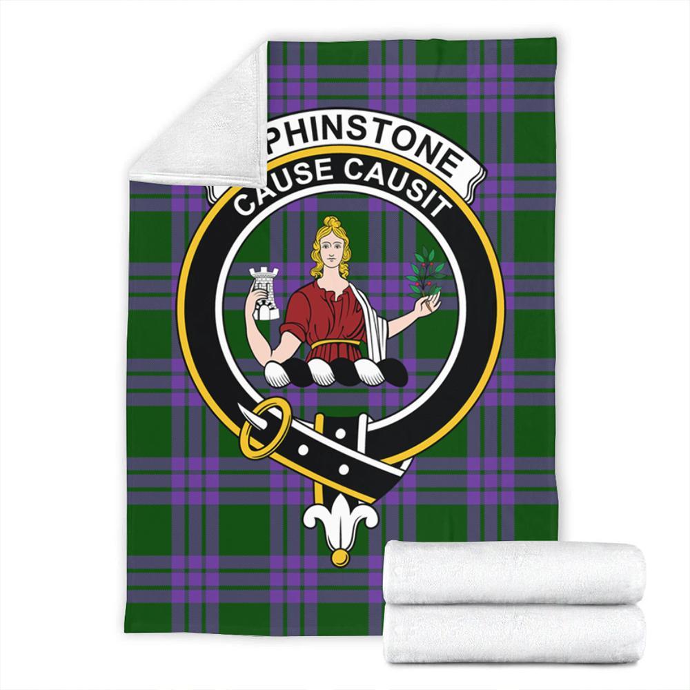 Elphinstone Tartan Crest Premium Blanket