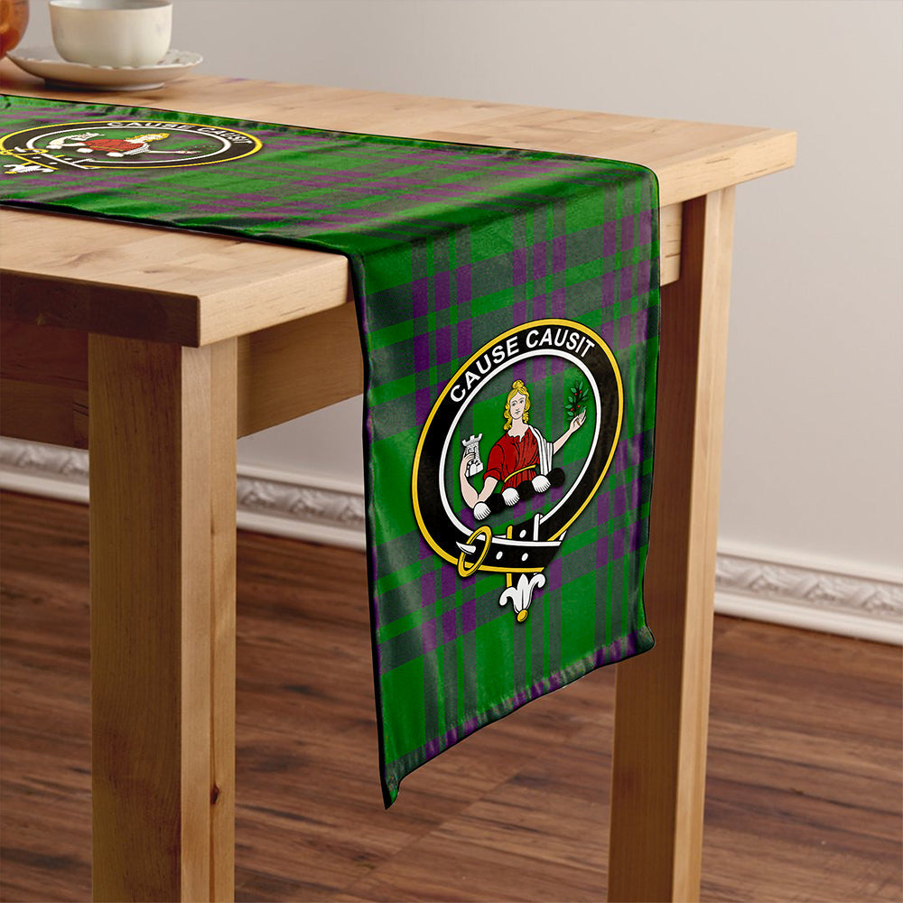 Elphinstone Ancient Tartan Crest Table Runner