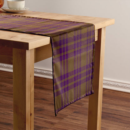 Elphinstone Weathered Tartan Crest Table Runner