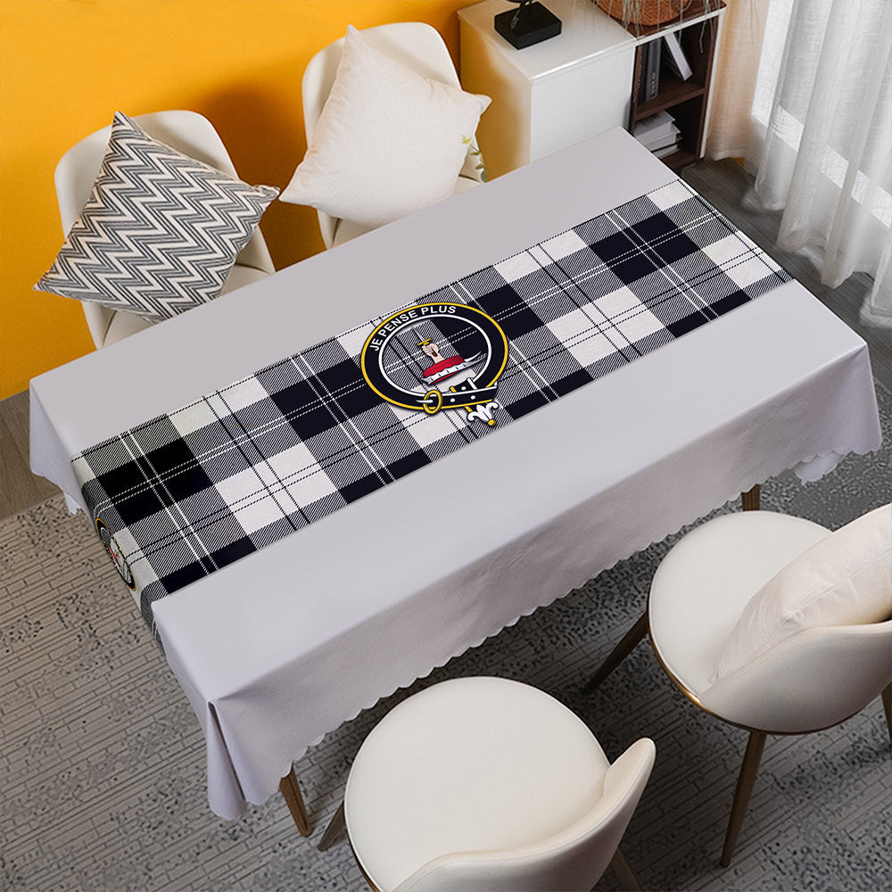 Erskine Blue Tartan Crest Table Runner