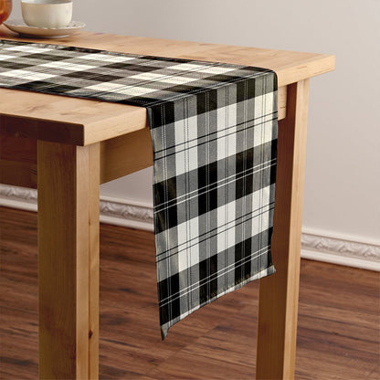 Erskine Blue Tartan Crest Table Runner