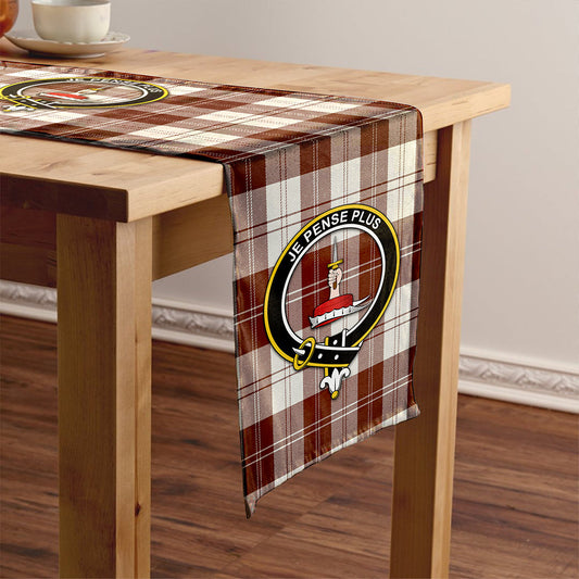 Erskine Green Tartan Crest Table Runner