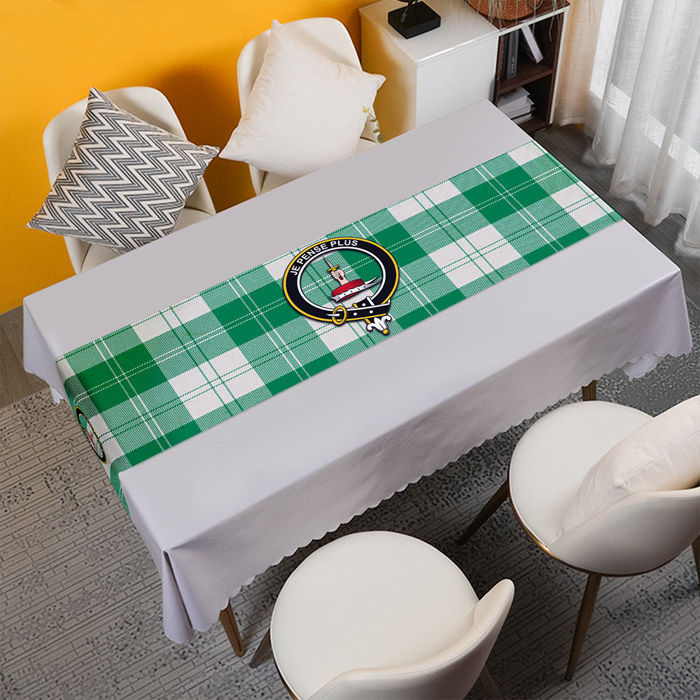 Erskine Purple Tartan Crest Table Runner