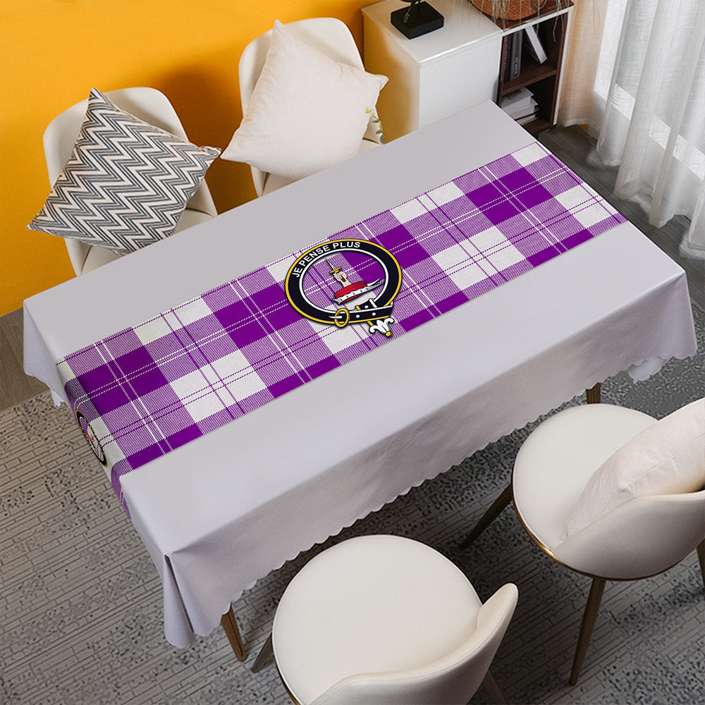 Erskine Red Tartan Crest Table Runner