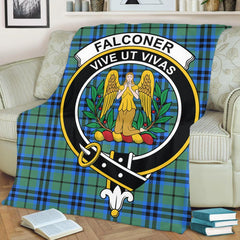 Falconer Tartan Crest Premium Blanket