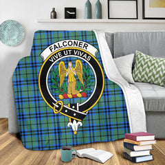 Falconer Tartan Crest Premium Blanket