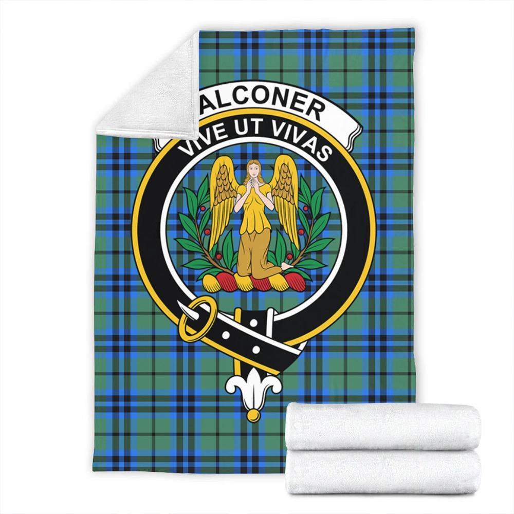 Falconer Tartan Crest Premium Blanket