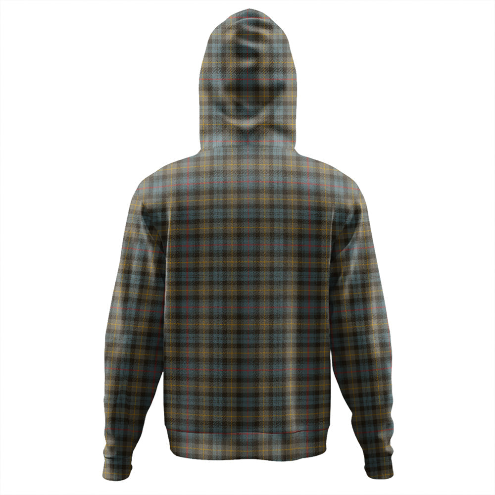 Farquharson Weathered Tartan Plaid Hoodie