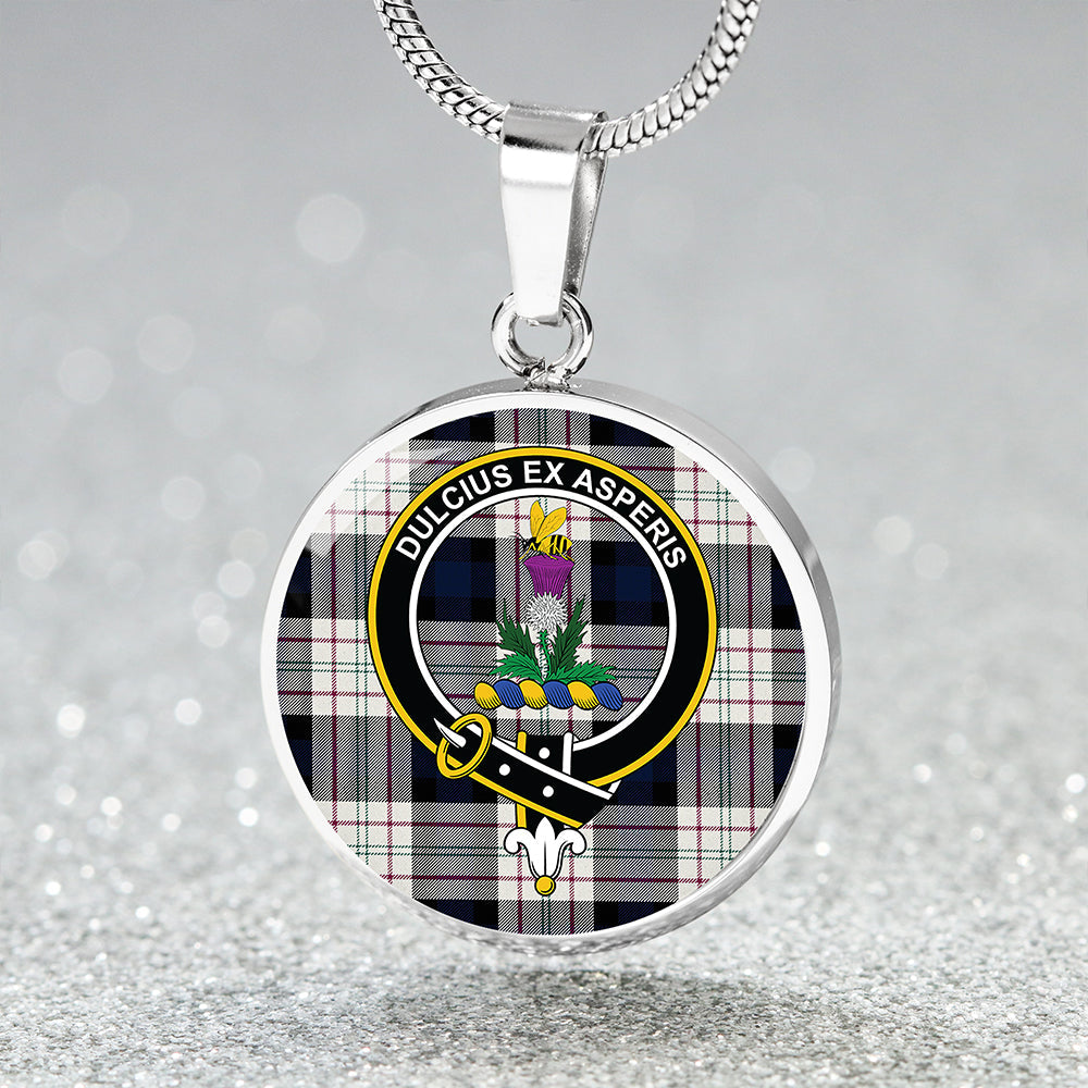 Ferguson Dress Tartan Crest Circle Necklace