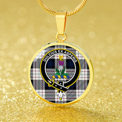 Ferguson Dress Tartan Crest Circle Necklace