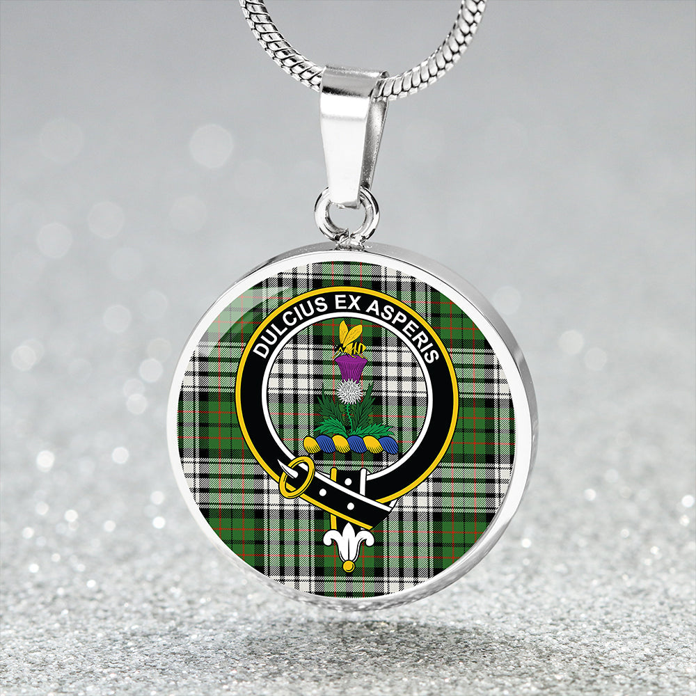 Ferguson Dress #2 Ancient Tartan Crest Circle Necklace