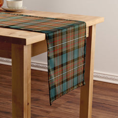 Ferguson Weathered Tartan Crest Table Runner