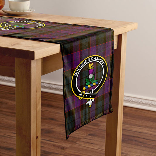 Ferguson of Balquhidder Weathered Tartan Crest Table Runner