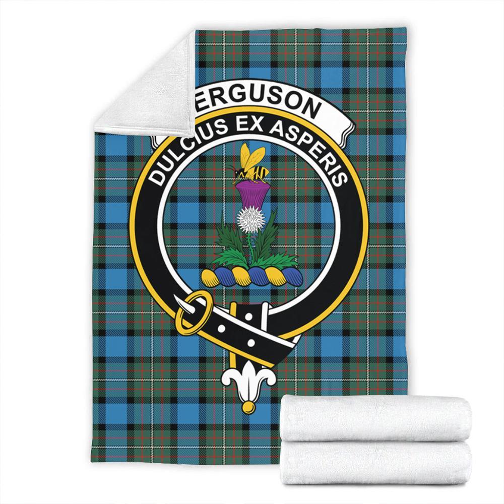 Fergusson Ancient Tartan Crest Premium Blanket