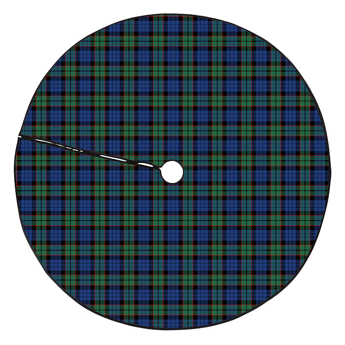 Fletcher Ancient Tartan Plaid Christmas Tree Skirt