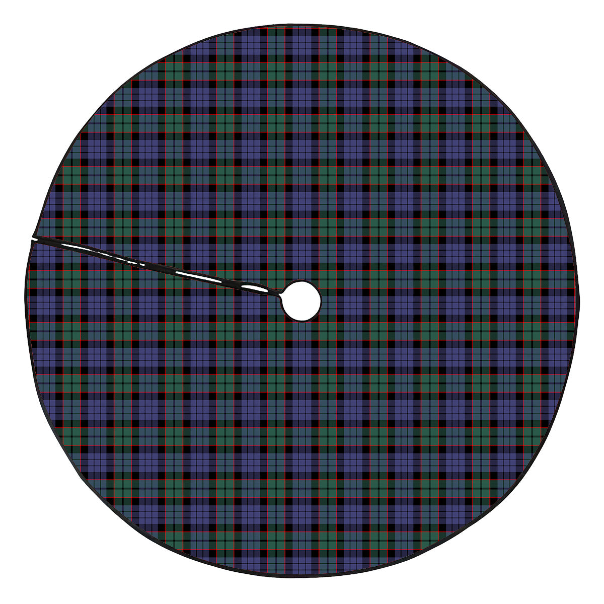 Fletcher Modern Tartan Plaid Christmas Tree Skirt