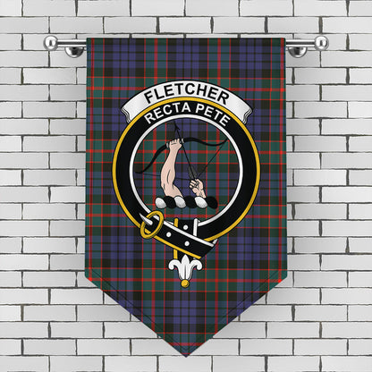 Fletcher of Dunans Tartan Crest Gonfalon