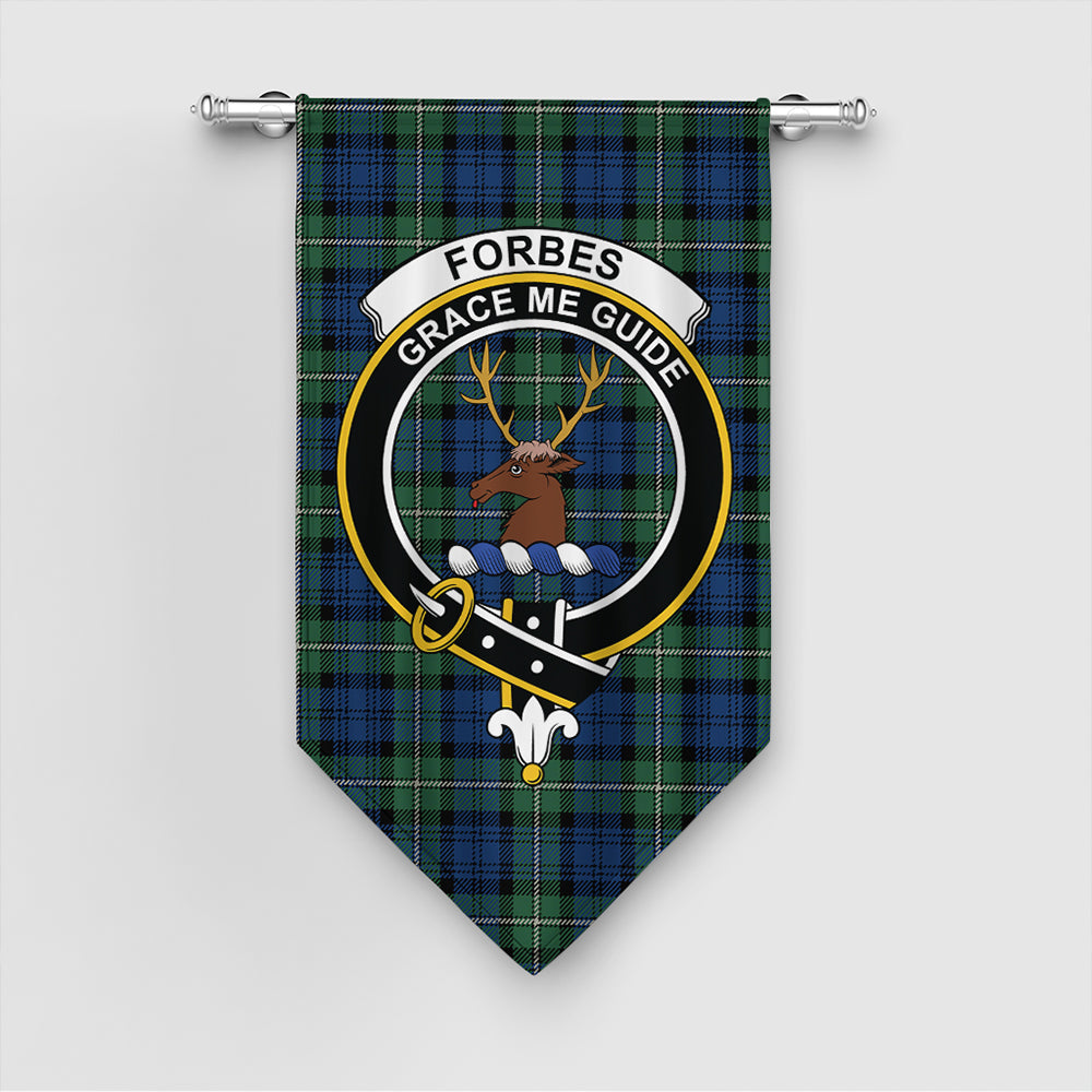 Forbes Ancient Tartan Crest Gonfalon