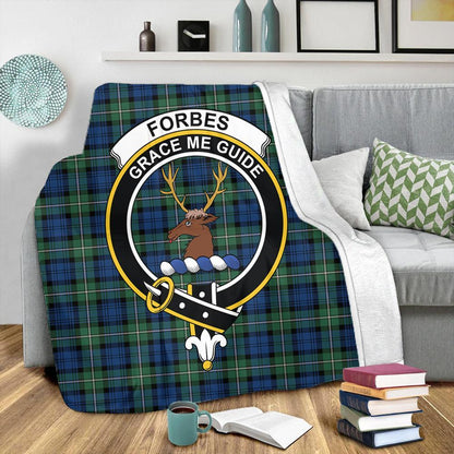 Forbes Ancient Tartan Crest Premium Blanket