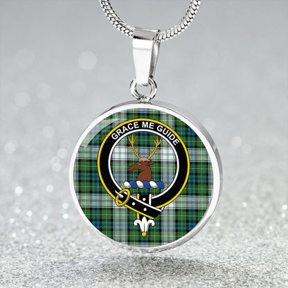 Forbes Dress Ancient Tartan Crest Circle Necklace