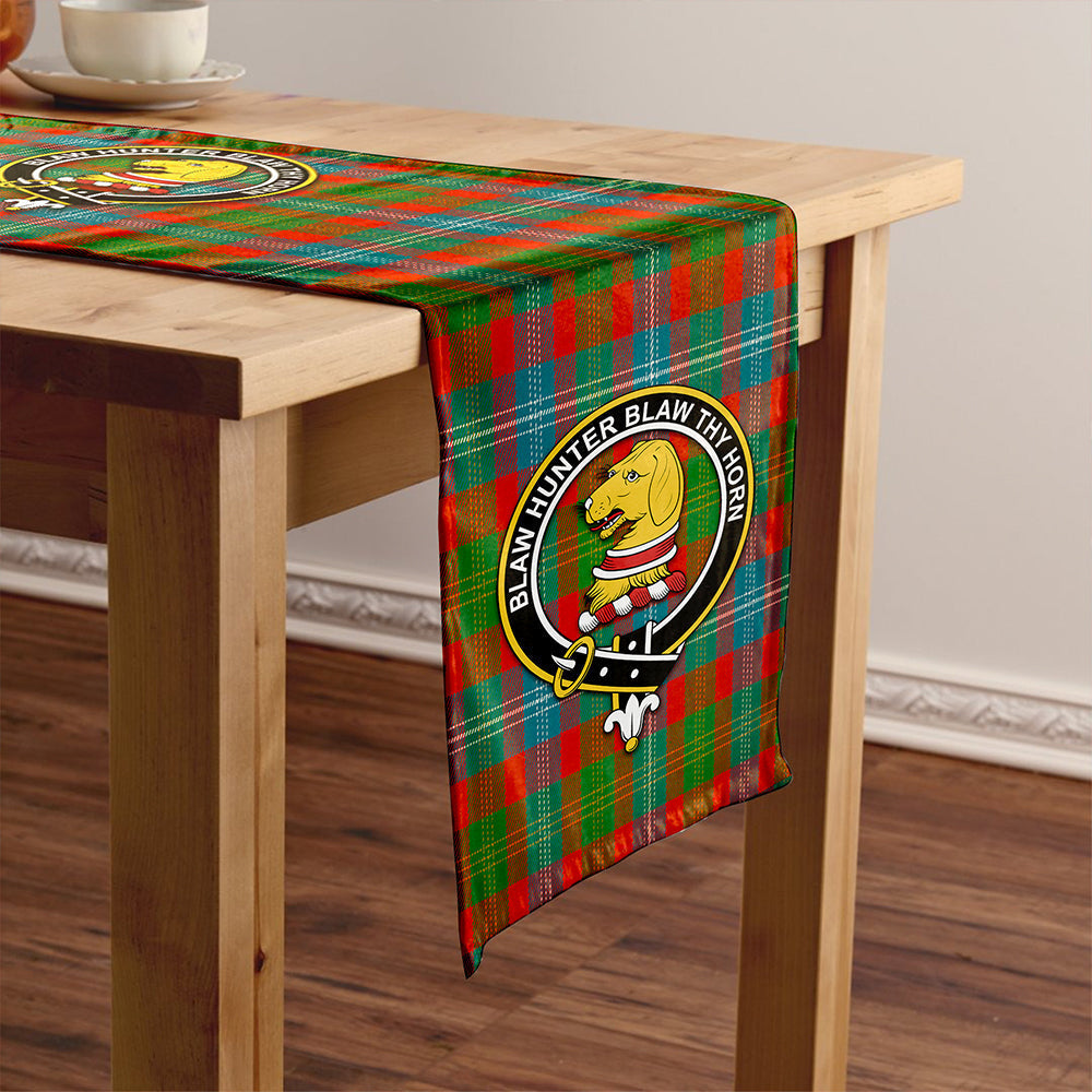 Forrester Ancient Tartan Crest Table Runner