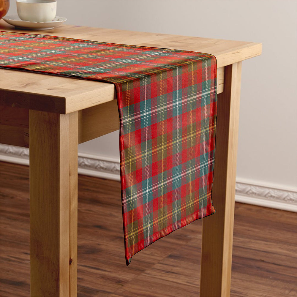 Forrester Weathered Tartan Crest Table Runner