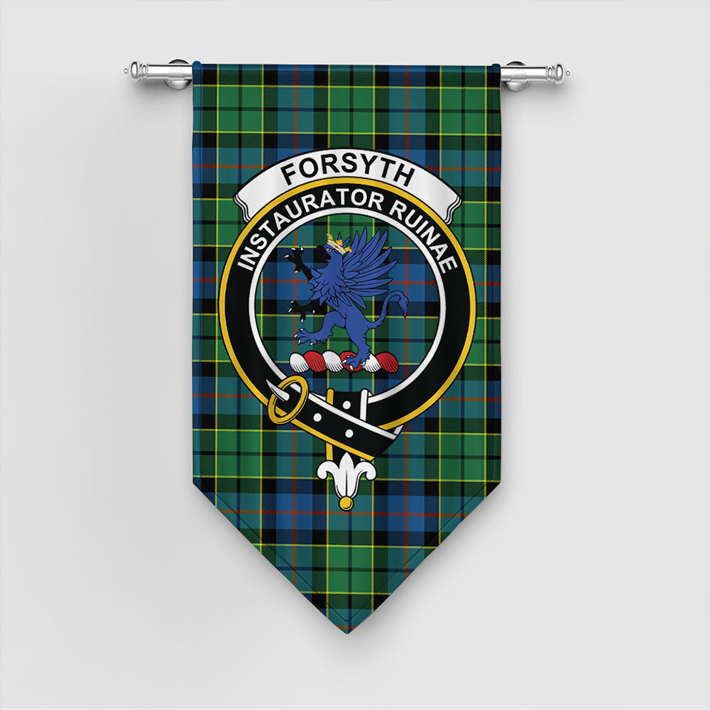 Forsyth Ancient Tartan Crest Gonfalon