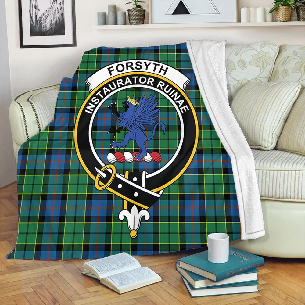 Forsyth Ancient Tartan Crest Premium Blanket