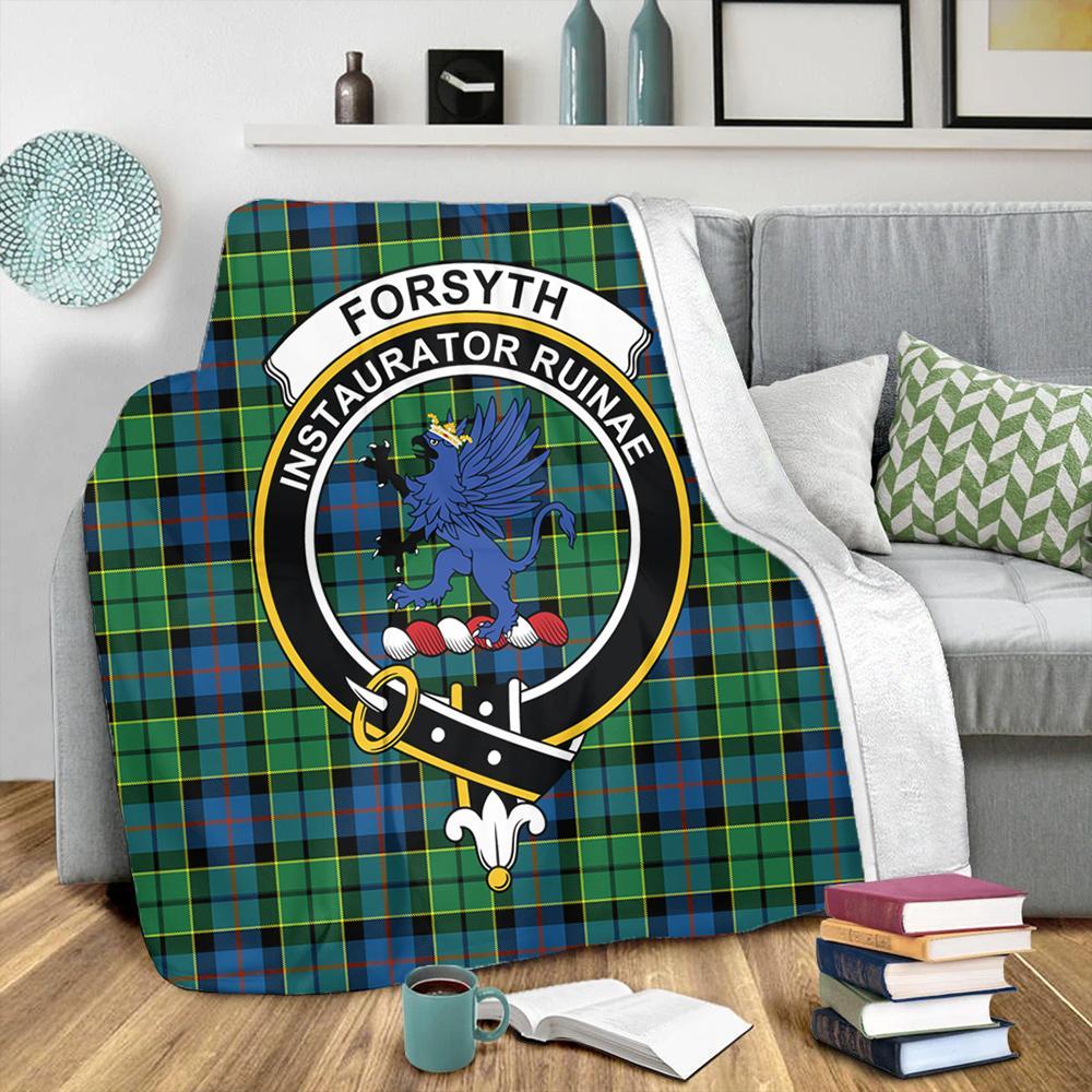 Forsyth Ancient Tartan Crest Premium Blanket