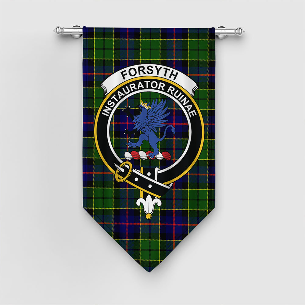 Forsyth Modern Tartan Crest Gonfalon