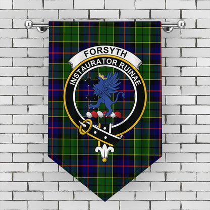 Forsyth Modern Tartan Crest Gonfalon