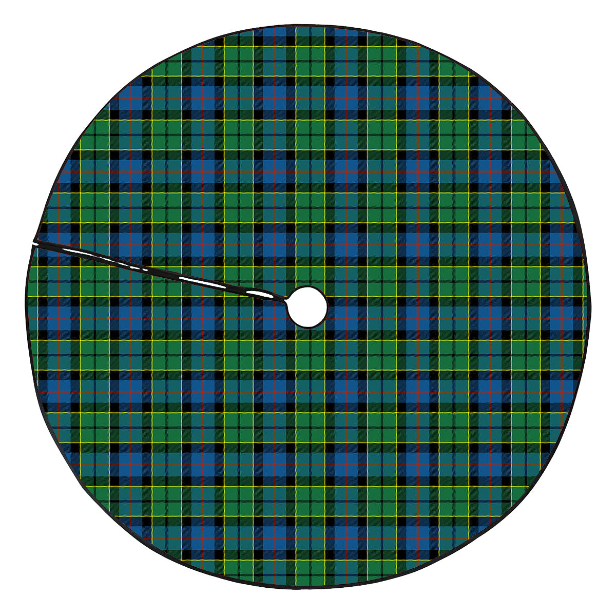 Forsyth Ancient Tartan Plaid Christmas Tree Skirt