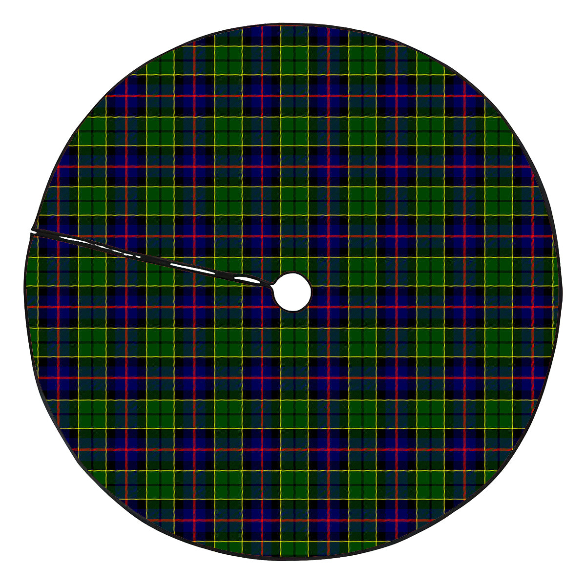 Forsyth Modern Tartan Plaid Christmas Tree Skirt