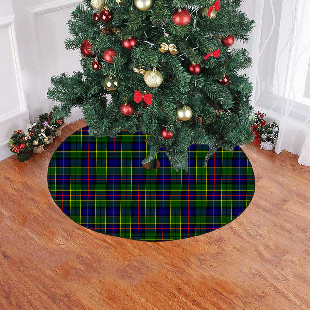 Forsyth Modern Tartan Plaid Christmas Tree Skirt