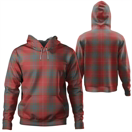 Fraser Weathered Tartan Plaid Hoodie