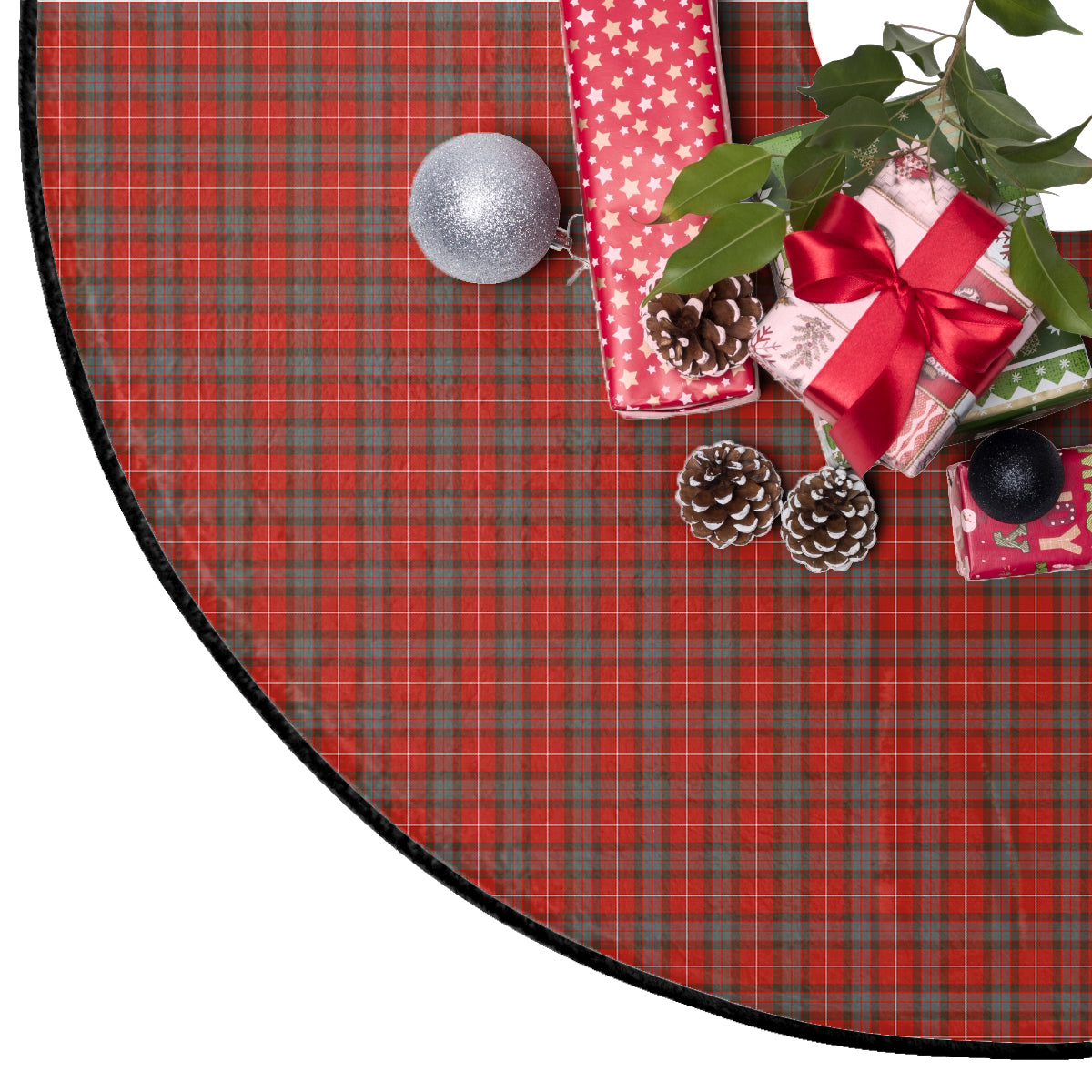 Fraser Weathered Tartan Plaid Christmas Tree Skirt