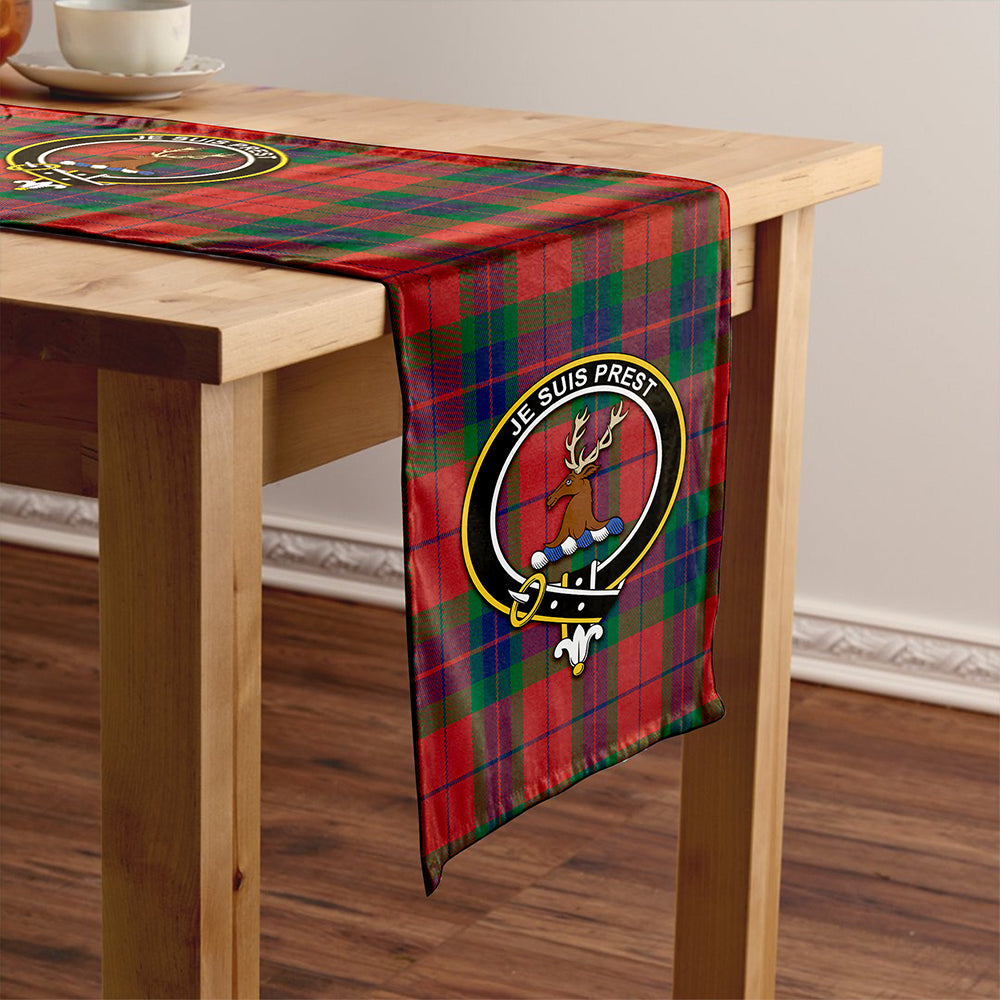 Fraser of Boblainy Hugh Modern Tartan Crest Table Runner