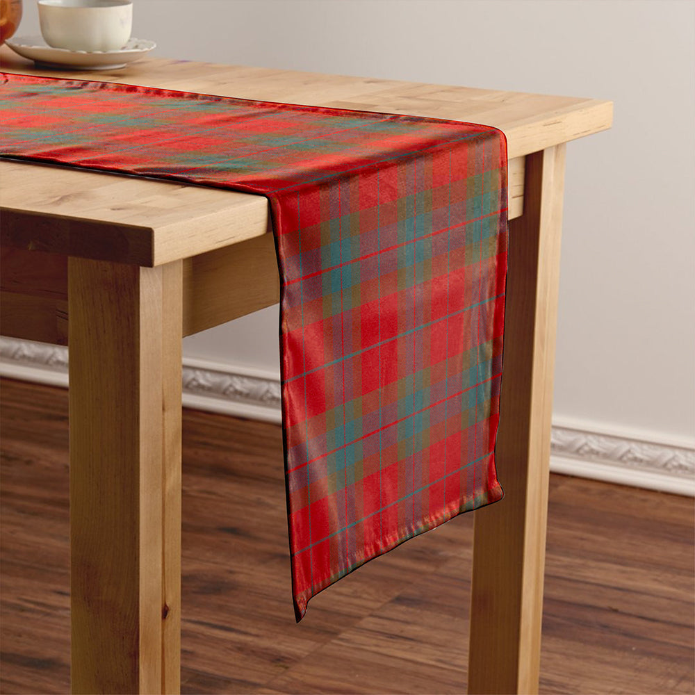 Fraser of Boblainy Hugh Weathered Tartan Crest Table Runner