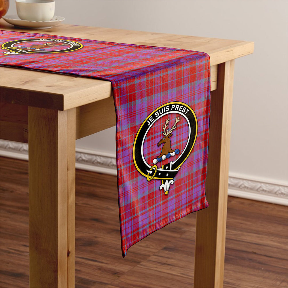 Fraser of Reelig Ancient Tartan Crest Table Runner