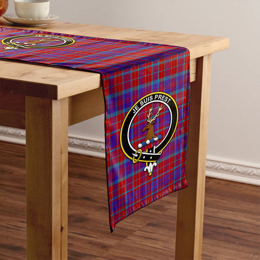 Fraser of Reelig Modern Tartan Crest Table Runner